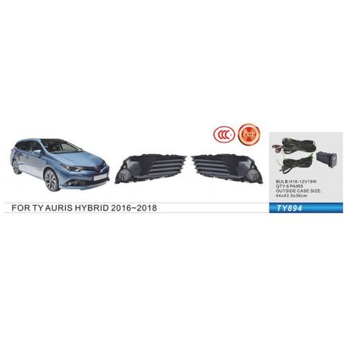 Фари дод. модель Toyota Auris Hybrid 2016-18/TY894A/H11-12V55W/eл.проводка | Зображення 1