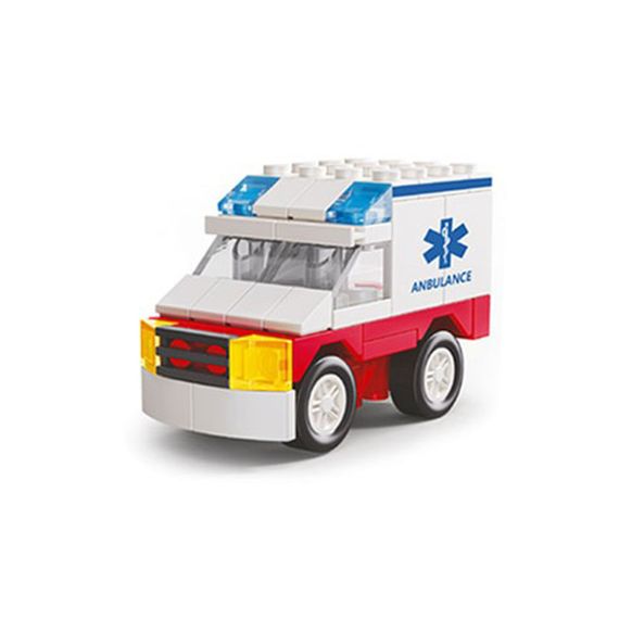 Детский конструктор "Спецтранспорт 2 в 1" KB 216D 47 деталей