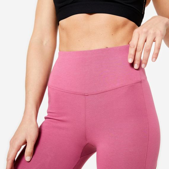 Легінси жіночі для фітнесу з високою талією рожеві - XL UA48-50L31 | Зображення 4