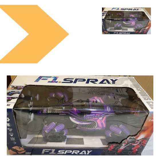 Машинка на радіокеруванні з вбудованим акумулятором 3.7V, підсвічуванням фар, повним приводом, блакитна XPRO (47765-9052_706) | Зображення 1