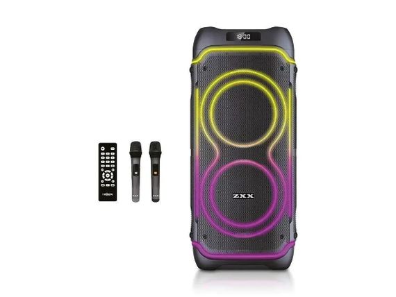 Акустична переносна колонка 60Вт 2 мікрофони XPRO ZXX-5515 (46014-ZXX-5515_6922) | Зображення 2