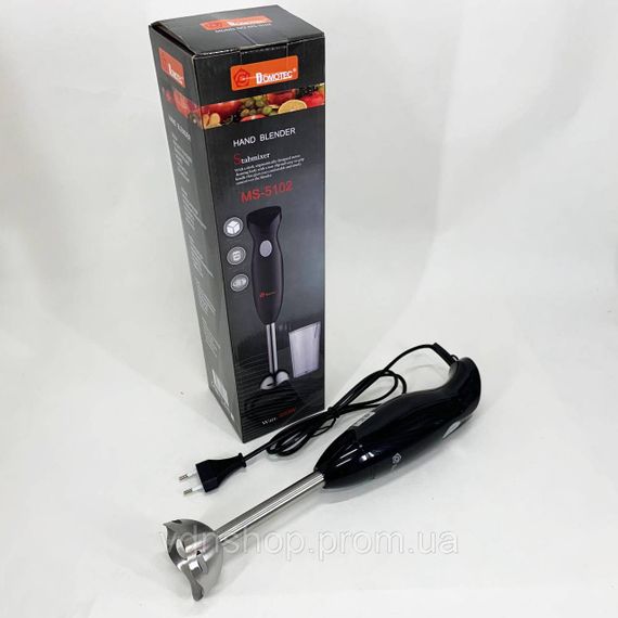 Блендер побутовий електричний DOMOTEC, Занурювальний блендер з ручним керуванням класичний NM-87 | Зображення 7