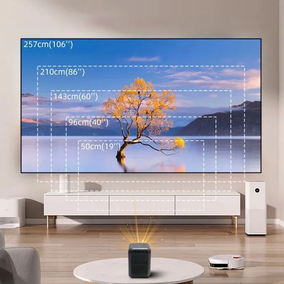 Проектор 4k Android X10 Black | Зображення 2