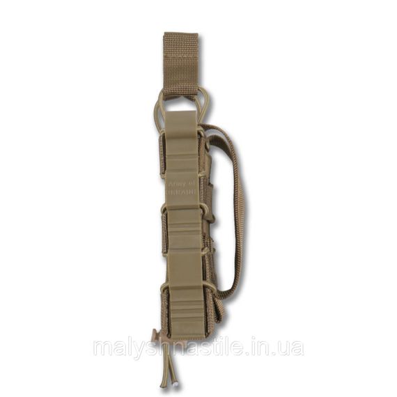 Жорсткий посилений тактичний підсумок Kiborg GU Single Mag Pouch Coyote | Зображення 7