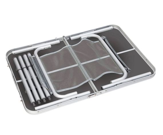 Стол Bo-Camp Case Model 90x60 cm Grey (1404393) (DAS301469) | Зображення 2