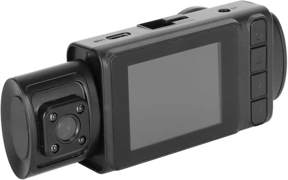 Автомобільний відеореєстратор з подвійною камерою 1920×1080P та 640×480P виявлення руху запис у циклі для передньої задньої зйомки | Зображення 2