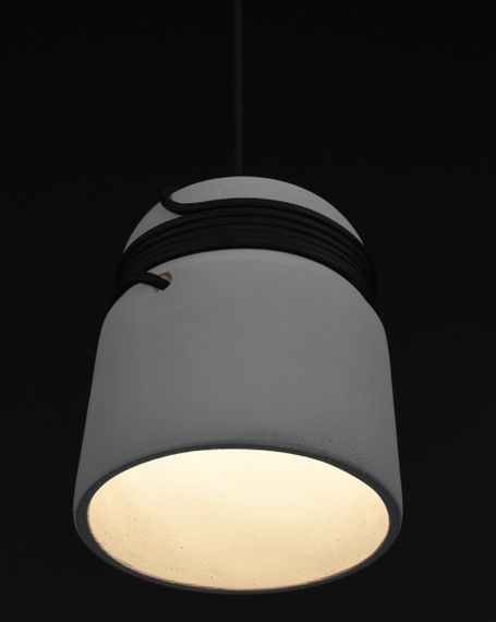 Люстра підвісна на 1 лампочку 27822 Чорний 30-180х18х18 см. | Зображення 4