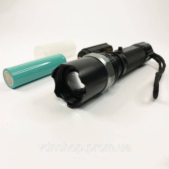 Портативный светодиодный фонарь с USB-зарядкой Bailong 8626, Фонарь водозащищенный EO-97 | Зображення 9