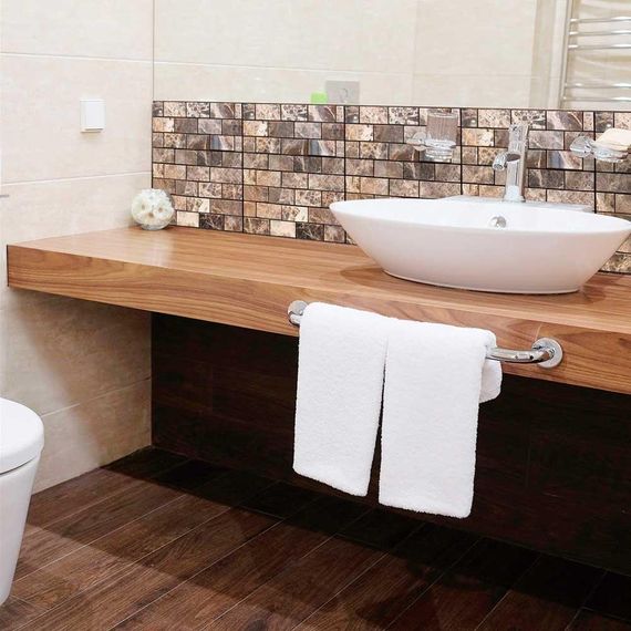 Декоративна ПВХ плитка на самоклейці квадрат 300х300х5мм, ціна за 1 шт. (СПП-601) SW-00000668 | Зображення 3