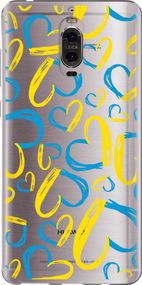 Чехол на Huawei Mate 9 Pro Сердца UA "5292u-819-17620"