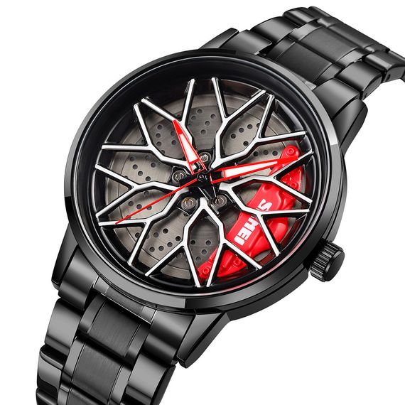 Годинник S2kmei 1990D Black Red-Silver | Зображення 3