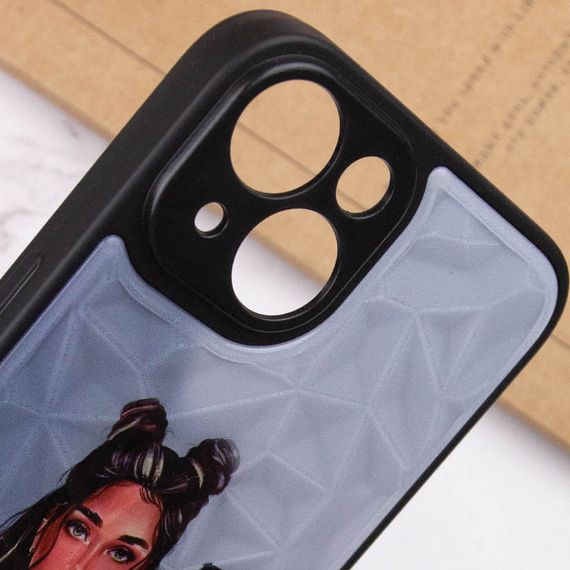 TPU+PC чохол Prisma Ladies для Apple iPhone 14 (6.1") Black in White | Зображення 4