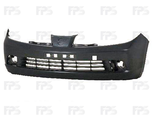 Бампер передний Nissan Tiida 05-, черный, араб. версия (FPS) 62022ED540