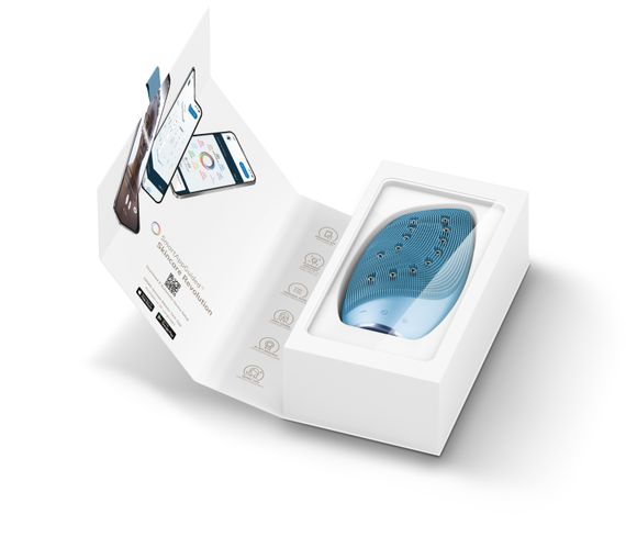 Очищувальна щітка для обличчя GESKE Sonic Thermo Facial Brush&Face-Lifter 8в1 aquamarine | Зображення 8