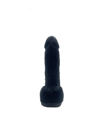 Крафтове мило-член із присоскою Чистий Кайф Black size S натуральне | Зображення 2
