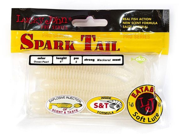Виброхвосты съедоб. искусст. LJ Лаки Джон Pro Series Spark Tail 4,0in (10,10)/033 5шт. | Зображення 1