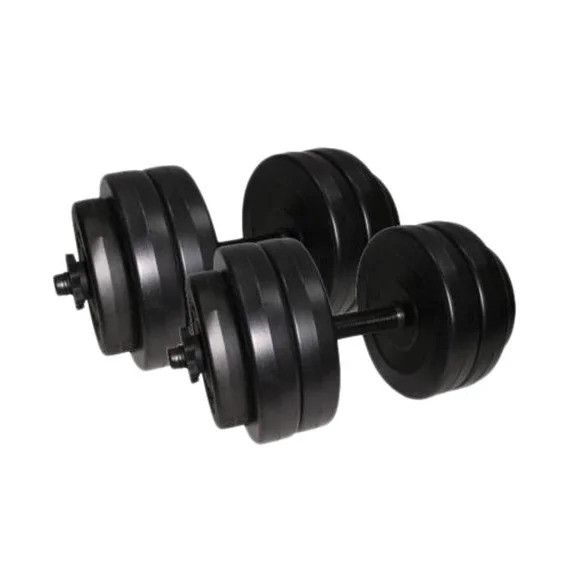 Гантелі складальні композитні в пластиковій оболонці Rock Pro 2 шт по 13 кг NE-PL-G-013-2