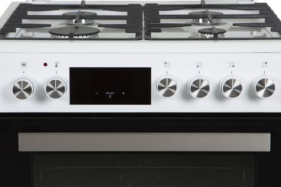 Газова плита з електродуховкою Ventolux GE 6060 CS 6TC (WH) біла | Зображення 4