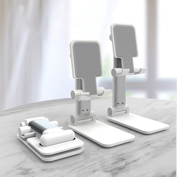 Настольный держатель для телефона, 3 Plastic, Цвет микс / Универсальная складная подставка для смартфона | Зображення 7