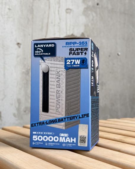Power bank REMAX 50000 mAh внешний аккумулятор мощный павербанк для телефона зарядное устройство для планшета | Зображення 3
