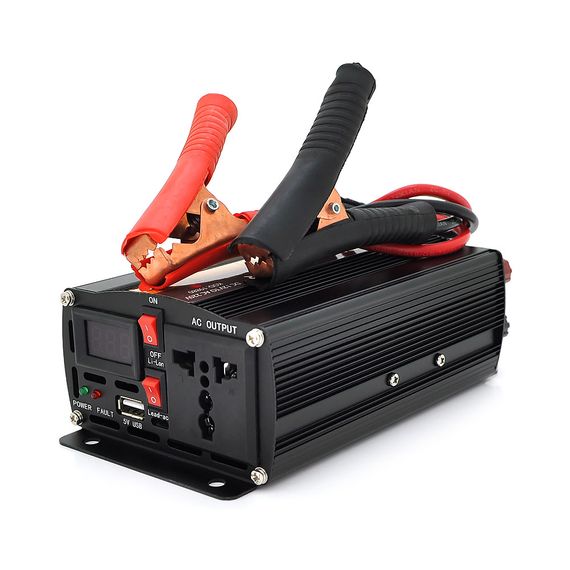Инвертор напряжения POWERMASTER, 24V/220V, 300W с модифицированной синусоидой