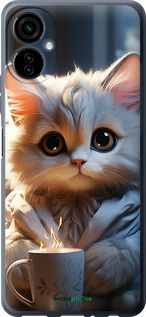 Чохол на Tecno Camon 19 Neo CH6i Білий кіт "5646u-2753-2448"
