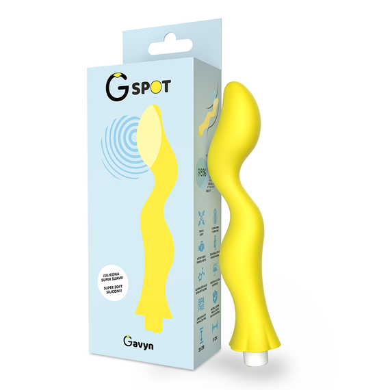 Вібратор для зони G GAVYN, колір: жовтий, G-SPOT (Іспанія) | Зображення 4