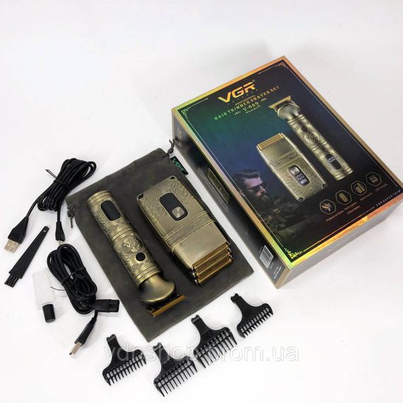 Машинка для стрижки від акб, Машинка для стрижки волосся бездротова, Професійний бездротовий тример VA-71 | Зображення 1