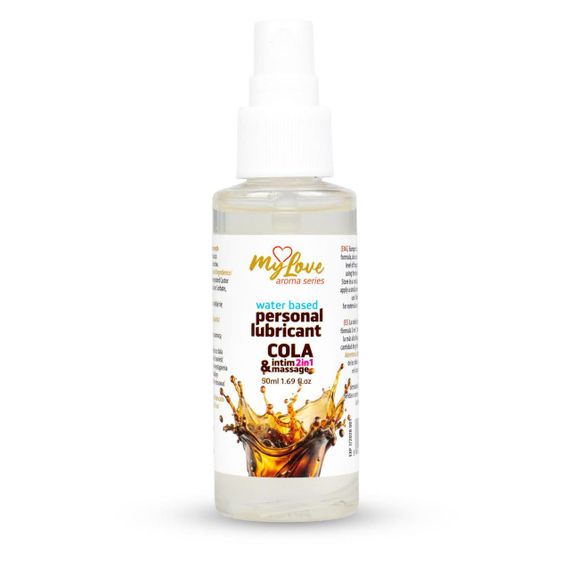 2в1 лубрикант та масажний гель - MyLove Aroma Series Intim&Massage Cola, 50 мл Sex Aura