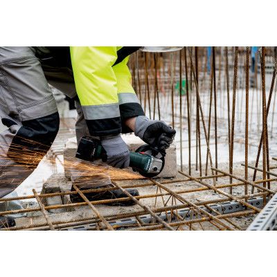 Шлифовальная машина Metabo W 18 L 9-125 125мм, 18В, 2х4Ah, 8500об/мин, 2.3кг (602247510) | Зображення 2