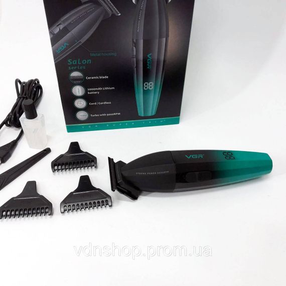 Профессиональная машинка для стрижки волос головы, Триммер для волос портативный, Триммер беспроводной QB-30 | Зображення 3