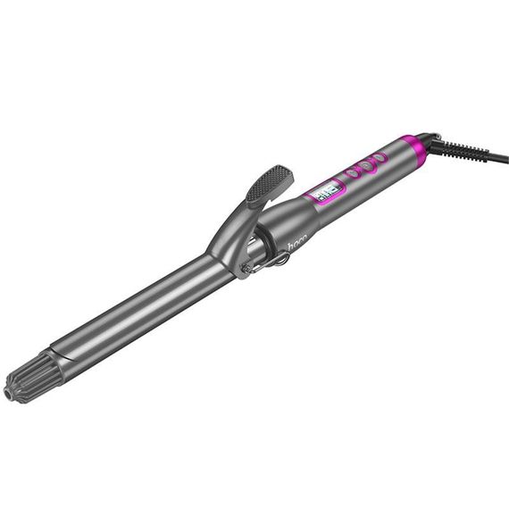 Плойка для волосся Hoco HP43 Electric manual curling iron with digital display Gray