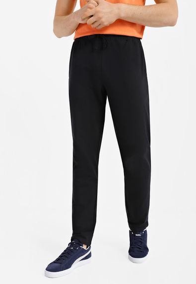 Штани чоловічі спортивні без манжету чорний, L