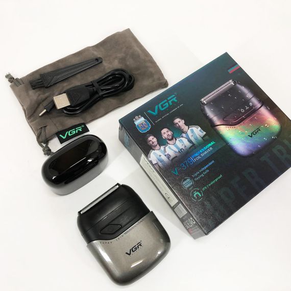 Хорошая электробритва для бороды VGR, Электробритва для профессионального бритья шейвер VU-44 | Зображення 6