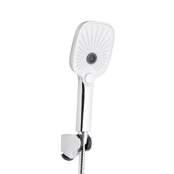 Змішувач для ванни Qtap Gemini (з душовим гарнітуром) QTGEM259CRW45683 Chrome/White | Зображення 3