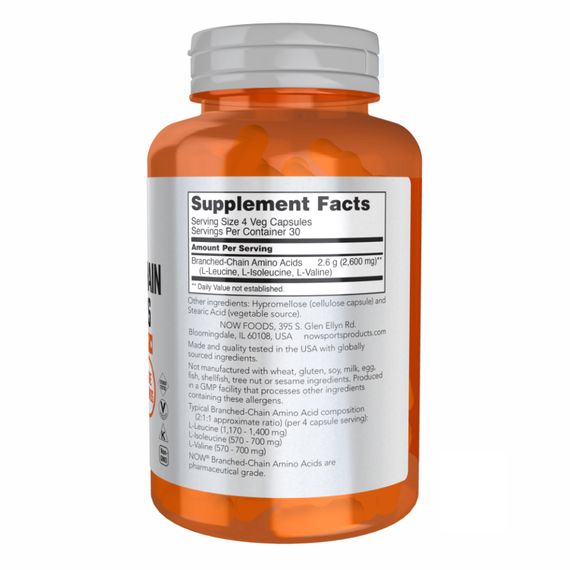 Branched-Chain Amino Acids - 240 vcaps | Зображення 1