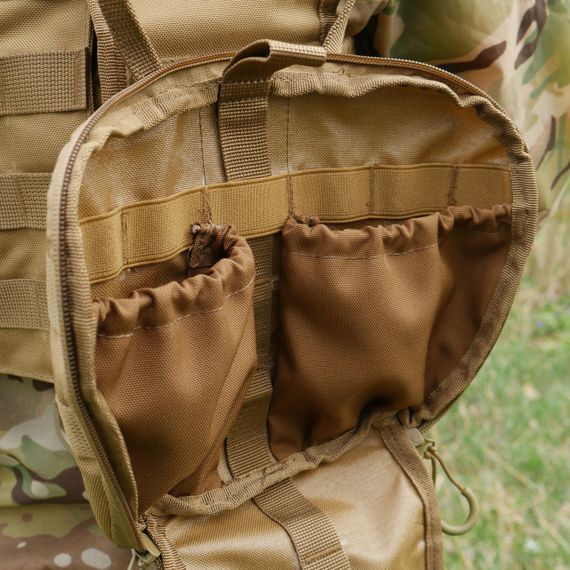 Подсумок-аптечка (быстрый сброс) Kiborg GU Cordura Coyote | Зображення 9