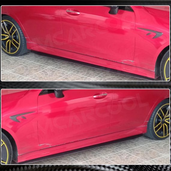 Боковые пороги V1 (для AMG/AMG-Line 2018-2020, Карбон) для Mercedes CLS C257 2018- гг | Зображення 4