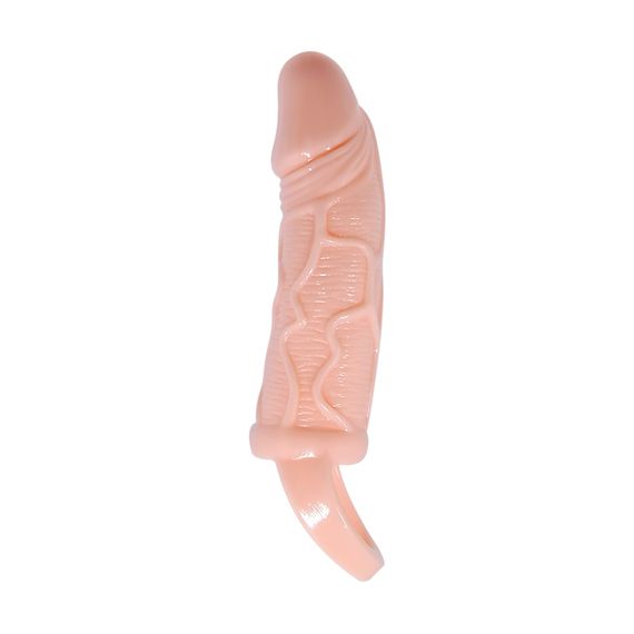 Насадка на член - Pretty Love Carson Vibrating Penis Sleeve Flesh | Зображення 2