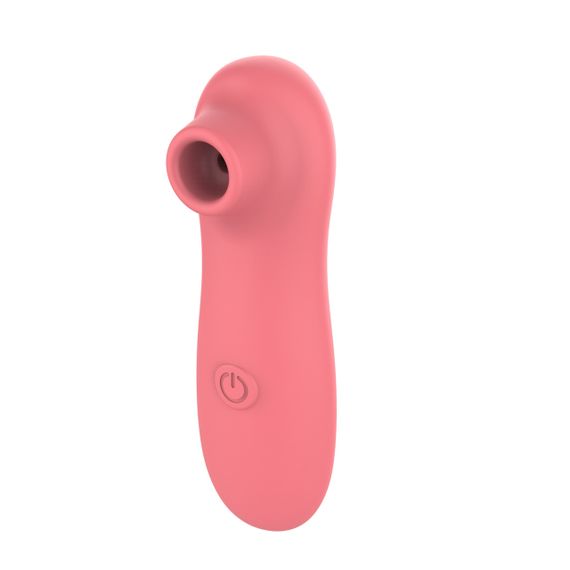 Вакуумний стимулятор клітора BOSS SERIES, кораловий sexstyle