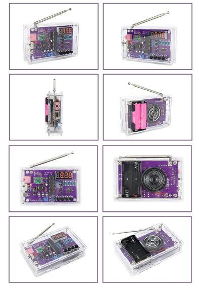 Конструктор DIY, FM-радіо у корпусі 76-108MHz на батарейках RDA5807S | Зображення 5
