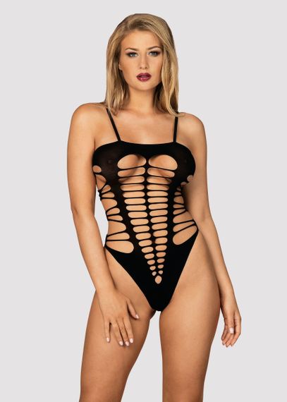 Боді-сітка Obsessive B122 Чорний S/M/L