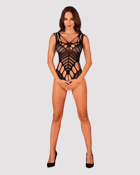 Боді з розрізом Obsessive B139 Чорне S/M/L | Зображення 4