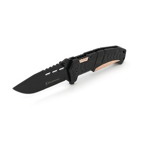 Ніж складний Browning-117, алюміній + сталь, довжина 215 мм, 200 гр, Black