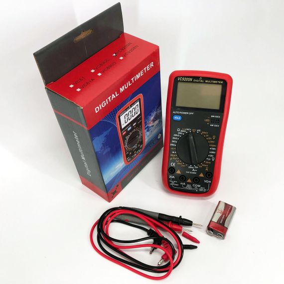 Мультиметр з високим діапазоном вимірювань, Тестер напруги постійного струму, Мультиметр універсальний MF-35 | Зображення 9