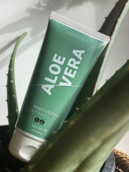 Лубрикант на водній основі Driminals Aloe Vera для чутливої шкіри, 100 мл Sex Aura | Зображення 2