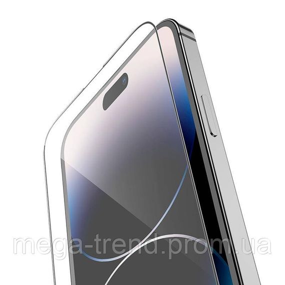 Захисне скло HOCO для iphone 14 Pro Nano 3D full screen edges protection tempered glass (A12 Plus) | Зображення 5