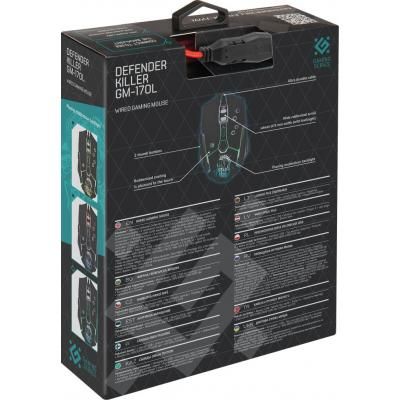Мышка Defender Killer GM-170L Black (52170) | Зображення 7