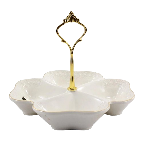 Менажниця 19,1см порцеляна білий LTBH-P1619-A Interos