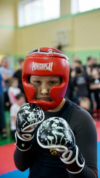 Боксерський шолом тренувальний PowerPlay 3100 PU Червоний XS | Зображення 3